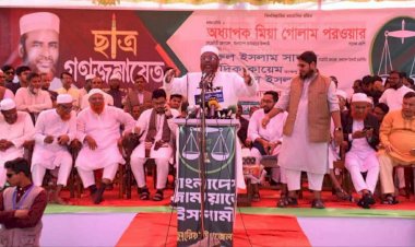 পুরনো রাজনৈতিক ধারা, দুর্নীতি ও দখলদারিত্ব থেকে মুক্ত হয়ে একটি ন্যায়পরায়ণ রাষ্ট্রব্যবস্থা গড়ে তুলতে হবে - মিয়া গোলাম পরওয়ার