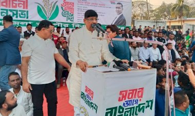 কেশবপুরে ধানের শীষ প্রতীকের নির্বাচনী জনসভা জনসমুদ্রে পরিনত