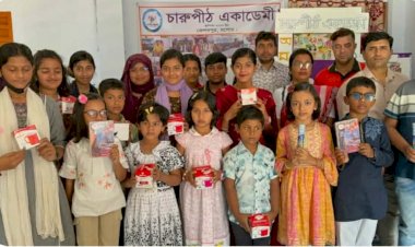 কেশবপুরে চিত্রাংকন প্রতিযোগিতায়  চারুপীঠের ২১ শিক্ষার্থী পেল পুরস্কার