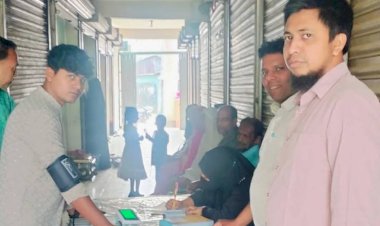 নরসিংদীর শিবপুর উপজেলার দুলালপুর মোড়ে বারাকাহ ডায়াগনস্টিক কেয়ার  এর  উদ্যোগে ফ্রি ক্যাম্প অনুষ্ঠিত
