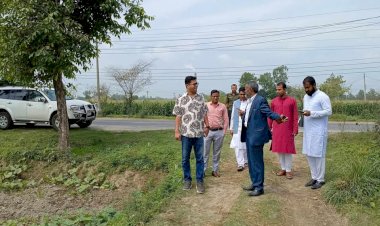 ঠাকুরগাঁও মেডিকেল কলেজ ও হাসপাতাল স্থাপনে সম্ভাব্য স্থান পরিদর্শন করলেন জেলা প্রশাসক