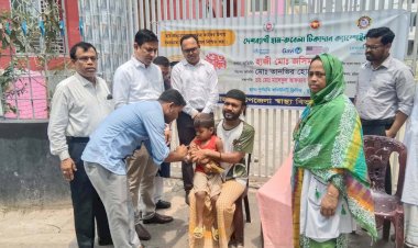 ​হাম-রুবেলা প্রতিরোধে বুড়িচংয়ে টিকাদান ক্যাম্পেইন শুরু, লক্ষ্যে ৪৪ হাজার শিশু