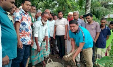 পটুয়াখালীর মির্জাগঞ্জে খাল খনন কর্মসূচির উদ্বোধন