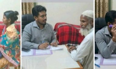 কেশবপুরে সমাধানের ব্যবস্থাপনায় ফ্রি চক্ষু  ক্যাম্প অনুষ্ঠিত