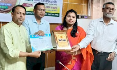 রাজবাড়ী সদরে শ্রেষ্ঠ কলেজ শিক্ষকের সম্মাননা পেলেন সহকারী অধ্যাপক মাসুদুজ্জামান