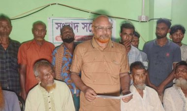 গোবিন্দগঞ্জে  মসজিদ কমিটির সাধারণ সম্পাদক কে জড়িয়ে ফেসবুকে অপপ্রচারের প্রতিবাদে সংবাদ সম্মেলন