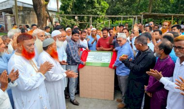 রাজশাহী নওহাটা পৌরসভায় এক কোটি ২০ লাখ টাকার উন্নয়নকাজের উদ্বোধন করলেন এমপি মিলন