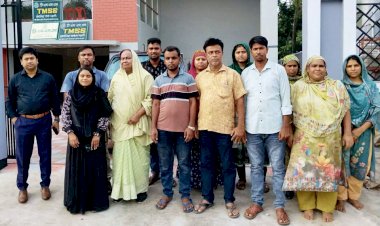টিএমএসএস'র নওগাঁর হাপানিয়া শাখা পরিদর্শন করলেন অধ্যাপিকা ড. হোসনে আরা বেগম