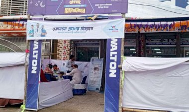 সারাদেশের ন্যায় মির্জাগঞ্জেও ফ্রী চিকিৎসা সেবা দিচ্ছে ওয়ালটন প্লাজা