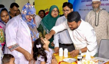 রাজশাহীতে ৬৬ হাজার ৩৯৫ শিশুকে ভিটামিন ‘এ’ ক্যাপসুল খাওয়ানোর লক্ষ্য, উদ্বোধন করলেন সিটি প্রশাসক