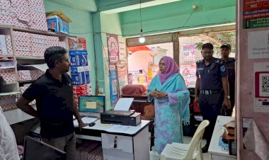 নরসিংদীতে মোবাইল কোর্ট  ২টি দোকানে অর্থ দন্ড ও সিলগালা