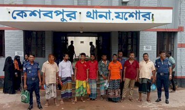 কেশবপুরে ওয়ারেন্টভুক্ত দুই নারীসহ  ১১ আসামি গ্রেফতার