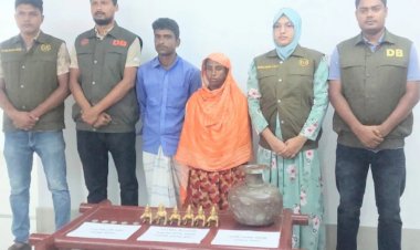 ঠাকুরগাঁওয়ে সোনার মূর্তির লোভ দেখিয়ে প্রতারণা: ভাই-বোন গ্রেপ্তার