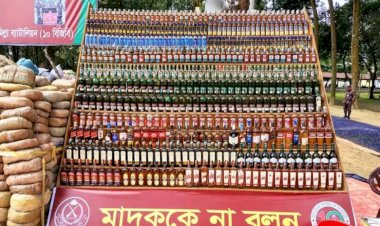 কুমিল্লা সীমান্তে কঠোর বার্তা: তিন বছরে জব্দকৃত প্রায় ৫২ কোটির মাদক ধ্বংস করল বিজিবি