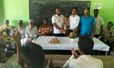 কেশবপুরের বাঁশবাড়িয়া মাঃ বিদ্যালয়ে  নবগঠিত এডহক কমিটির পরিচিতি সভা