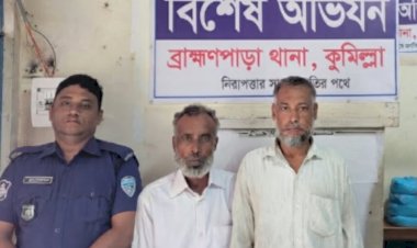 ভোররাতের রোমহর্ষক অভিযান: ব্রাহ্মণপাড়ায় ১১ কেজি গাঁজা উদ্ধার, মাদক কারবারি শ্রীঘরে!