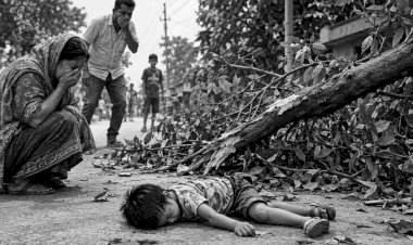 কেশবপুরে রাস্তার পাশের গাছের কাটা  ডাল পড়ে এক শিশুর করুন মৃত্যু
