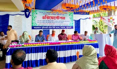পটুয়াখালীর মির্জাগঞ্জে মহিলা ডিগ্রি কলেজে একাদশ শ্রেণির শিক্ষার্থীদের ওরিয়েন্টেশন