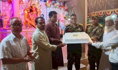 বিলাইছড়িতে শারদীয় দুর্গাপূজার মহাষ্টমী উদযাপন