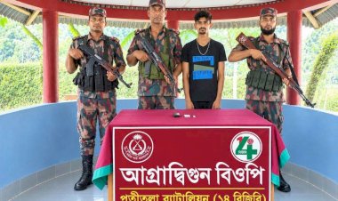 নওগাঁর ধামইরহাটে ট্যাপেন্টাডল ট্যাবলেটসহ নাহিদ ইসলাম নামে এক  যুবক আটক