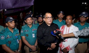 চট্টগ্রাম মহানগরে শারদীয় দুর্গাপূজার প্রতিমা বিসর্জনের ঘাট পরিদর্শন করেন সিএমপি কমিশনার