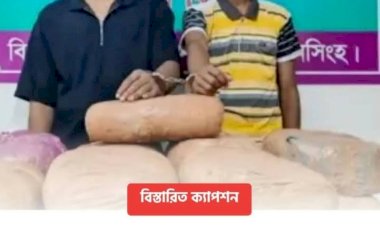 ময়মনসিংহ ঈশ্বরগঞ্জে মাদকদ্রব্য নিয়ন্ত্রণ অধিদপ্তরের অভিযানে: ৩০ কেজি গাঁজা ও০১টি প্রাইভেটকারসহ আটক ২