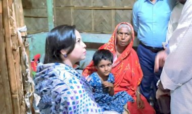 মা,বাবা,ফেলে রেখে চলে যায়  নিরাপদ আশ্রয়স্থল না থাকায়  বিশেষ চাহিদা সম্পন্ন শিশুটির পাশে দাড়ালেন  জেলা প্রশাসক