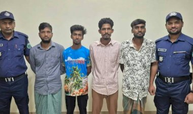 নওগাঁর মহাদেবপুর উপজেলার থানা পুলিশের বিশেষ অভিযানে নিষিদ্ধ ঘোষিত ছাত্রলীগের ৪ নেতা গ্রেফতার