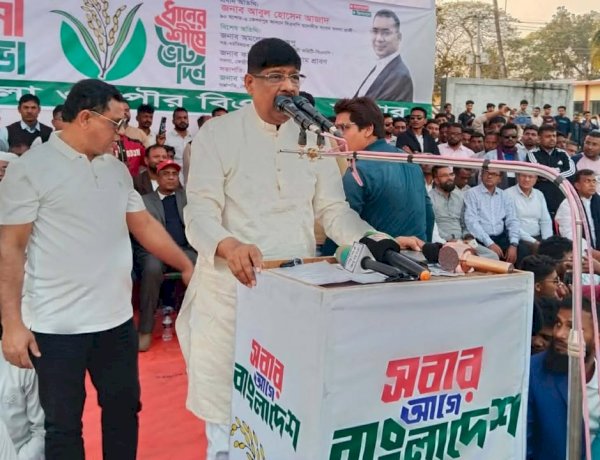 কেশবপুরে ধানের শীষ প্রতীকের নির্বাচনী জনসভা জনসমুদ্রে পরিনত