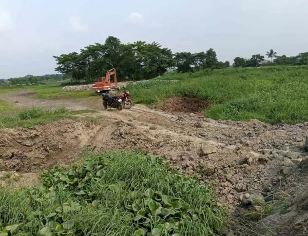 বুড়িচংয়ে রাতের আঁধারে খালে বাঁধ; জলাবদ্ধতার শঙ্কায় কৃষকরা