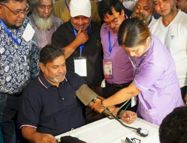 বিনা মূল্যে চিকিৎসা, স্বাস্থ্যসেবা ও সচেতনতা মূলক   কর্মসূচি ২০২৬, অনুষ্ঠিত