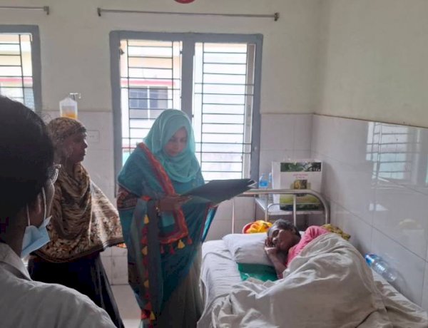 মানবতার ফেরিওয়ালা, নরসিংদীর ইউ এন ও,অসহায় মানুষের পাশে দাড়ালেন