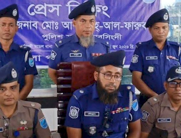 নরসিংদীতে ক্লু-লেস চাঞ্চল্যকর সারোয়ার হোসেন হত্যা মামলার ২৪ ঘন্টার মধ্যে ২ জন আসামী গ্রেফতার, বিভাটেক উদ্ধার; হত্যাকাণ্ডের রহস্য উদঘাটন
