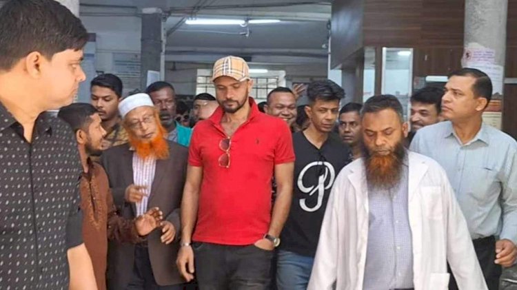নড়াইল সদর হাসপাতাল পরিদর্শনে জুনে ২৫০ বেডের ভবনটি চালু হলে রোগীর চাপ সামলাতে কষ্ট হবে না--হুইপ মাশরাফি