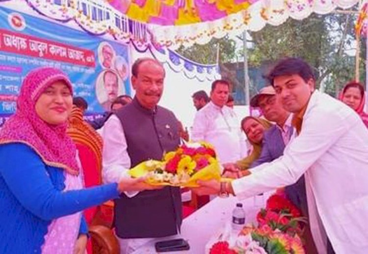 গোবিন্দগঞ্জ উপজেলা স্বাস্থ্য বিভাগের পক্ষ থেকে নবনির্বাচিত এমপিকে সংবর্ধনা