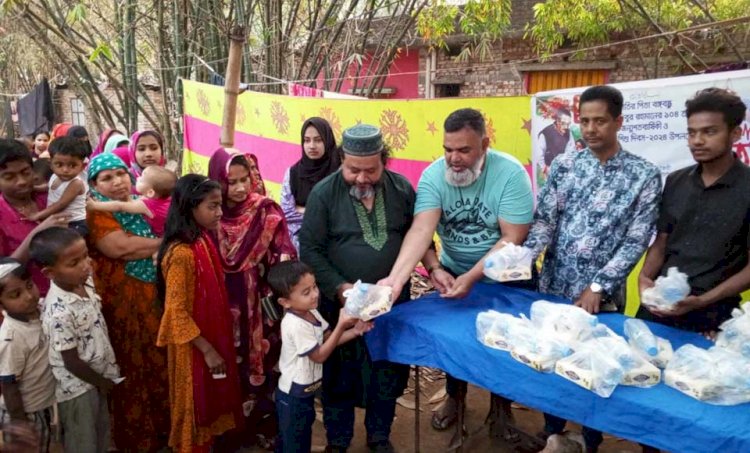 বঙ্গবন্ধু  জন্মবার্ষিকী ও  শিশু দিবস  উপলক্ষে বঙ্গবন্ধু ফাউন্ডেশন বগুড়া জেলা শাখার আয়োজনে দোয়া মাহফিল ও  খাবার বিতরন