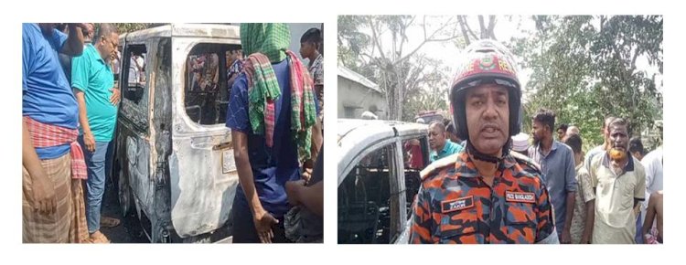 নড়াইলে উপজেলা চেয়ারম্যান প্রার্থীর টয়োটা পুঁড়ে ছাই! অল্পের জন্য বেঁচে গেল ৫টি প্রান