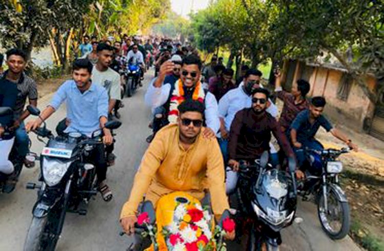 শতাধিক মোটরসাইকেল শোডাউন   ইফতার মাহফিল