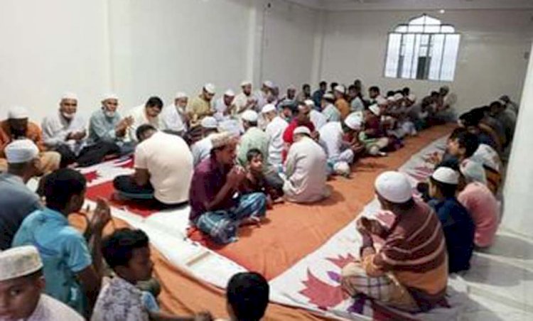 বগুড়ার মাটিডালীতে মাসুক ফাউন্ডেশনের  আয়োজনে দোয়া ও ইফতার মাহফিল