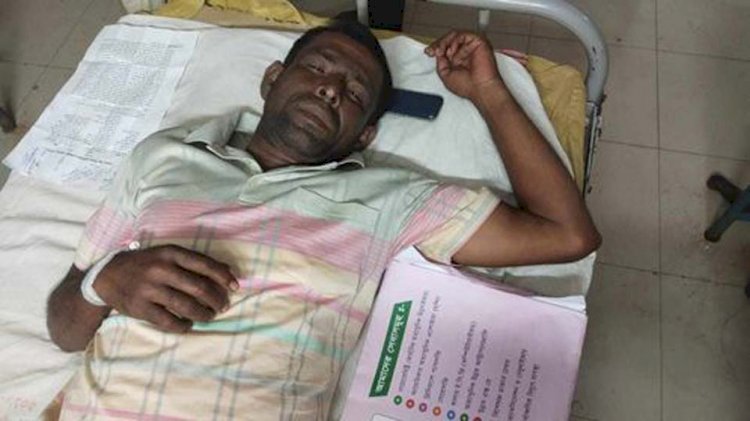 রাঙ্গাবালীতে মাটি কাটা কে কেন্দ্র করে মা ও দুই ছেলেকে মারধর হাসপাতালে ভর্তি