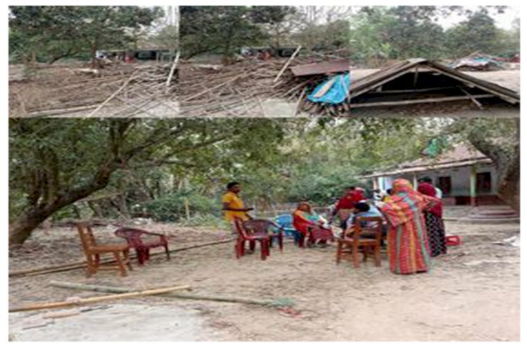 নওগাঁ জমি-জমা সংক্রান্ত বিরোধের জেরে হামলা ভাংচুর ও অগ্নি সংযোগের অভিযোগ