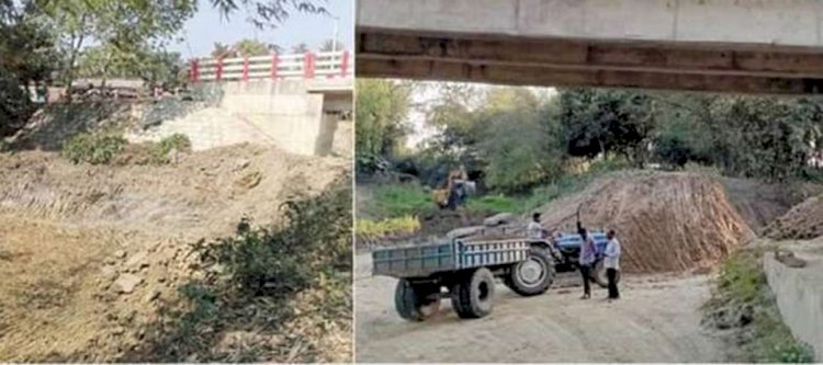 নওগাঁর মহাদেবপুরে  প্রশাসনের নাকের ডকাই বৃদ্ধাঙ্গালী দেখিয়ে  সরকারি প্রকল্পে দেয়া হচ্ছে কাদামাটি