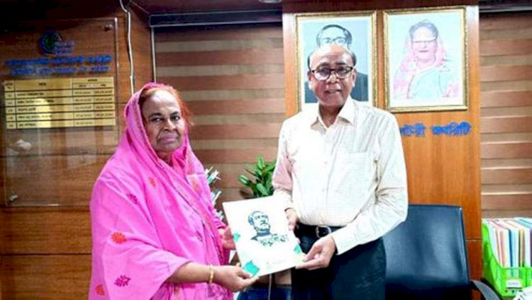 ঢাকায় এমআরএ এর ভাইস চেয়ারম্যানের সাথে ডক্টর হোসনে আরা বেগম এর সৌজন্য সাক্ষাৎ