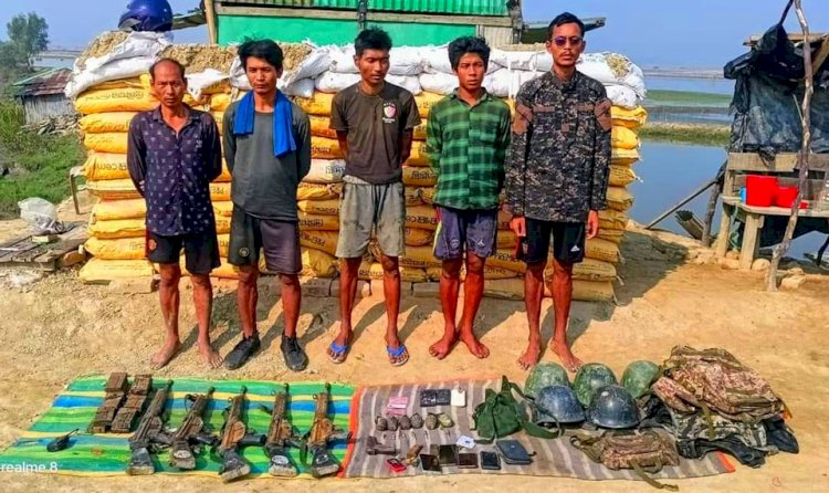 ফের ৫ সদস্য সহ দুই দিনে মায়ানমারের ১৪ বিজিপি সদস্যের বাংলাদেশে অনুপ্রেবেশ