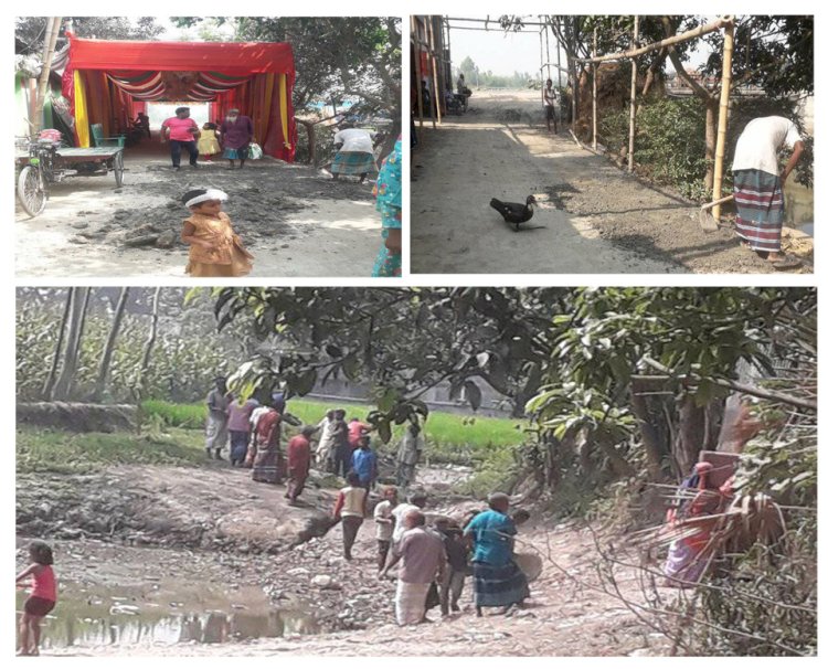 ৪০ দিনের মাটি কাটা কর্মসূচি চলমান