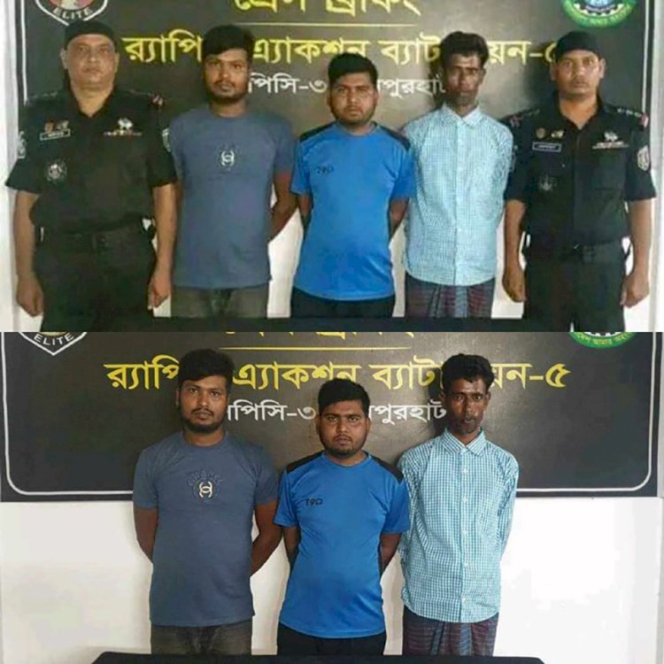 নওগাঁয় পর্নোগ্রাফি ভিডিও সংরক্ষণ ও ক্রয় বিক্রয় চক্রের ৩ সদস্য আটক