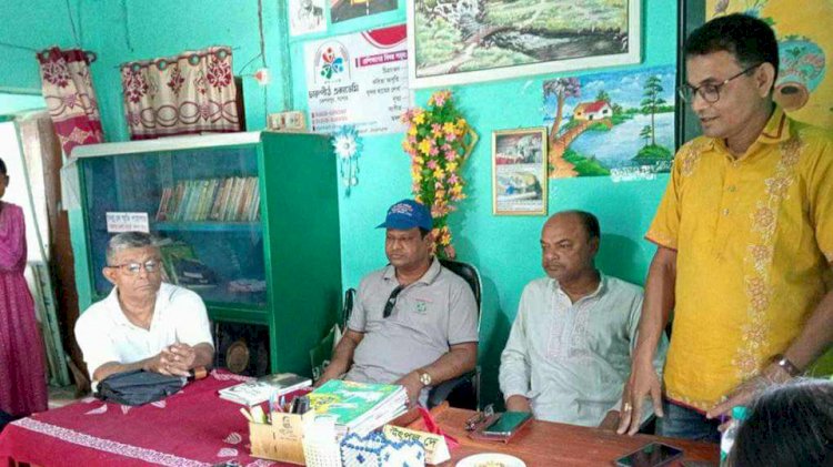 কেশবপুর চারুপীঠ একাডেমিতে শিশু  বিষয়ক কর্মকর্তার মতবিনিময়