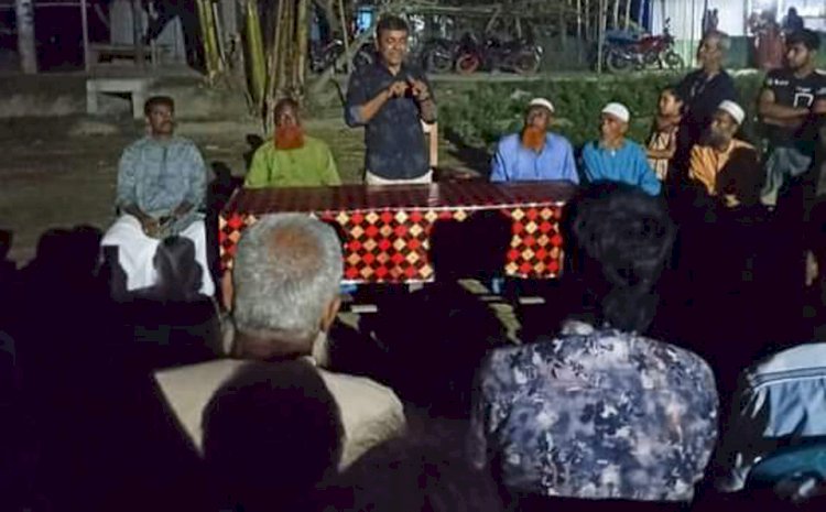 গোবিন্দগঞ্জ পৌর ১ নং ওয়ার্ড জঙ্গলমাড়া ও বোয়ালিয়া দক্ষিণপাড়ায় মোটরসাইকেল মার্কার নির্বাচনী প্রচারণা