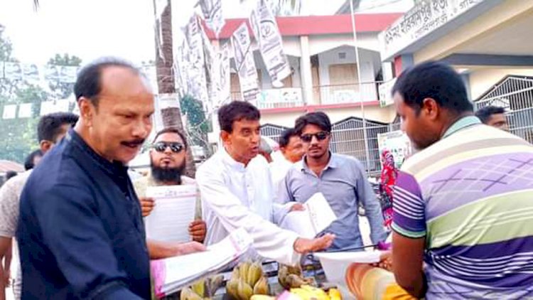 বেগম খালেদা জিয়ার নিঃশর্ত মুক্তি ও  উপজেলা পরিষদ নির্বাচন বর্জনে জনমত সৃষ্টির লক্ষ্যে গোবিন্দগঞ্জে বিভিন্ন ইউনিয়ন বিএনপি'র  উদ্যোগে লিফলেট বিতরণ