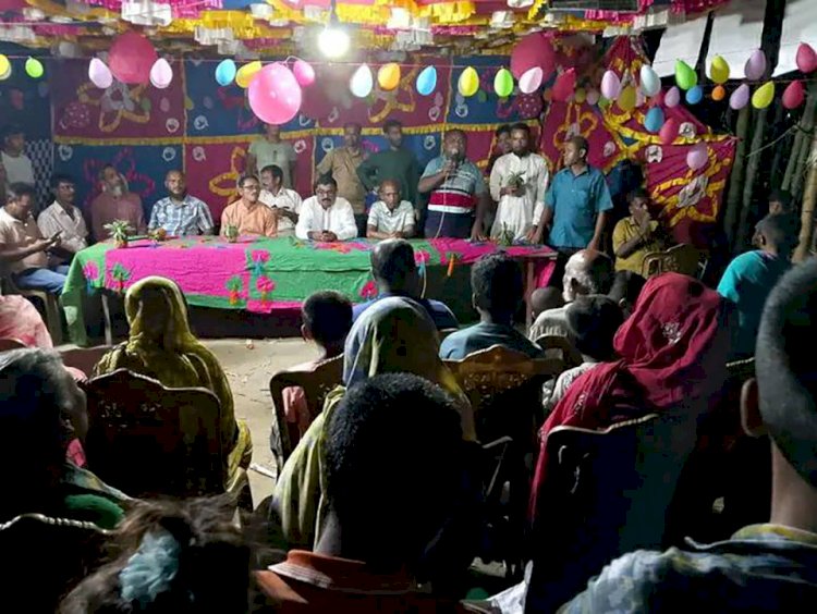 মাহানপুরে আনারস মার্কার প্রার্থীর পথসভা